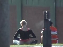 нүцгэн порно видео Нүцгэн охин шоу, галын шоу, зурвас дээр хучилтын